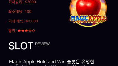 ★ 거울아! 거울아! 오늘 나 잭팟 맞는날이네!! /  Magic Apple Hold and Win - 부운고 ( Booongo )
