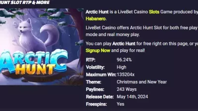 [슬롯리뷰]Arctic Hunt - 하바네로