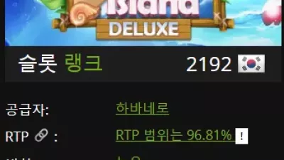 [슬롯리뷰]Bikini Island Deluxe - 하바네로