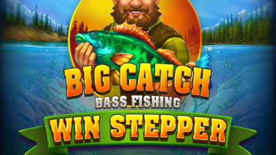 Big Catch Bass Fishing Win Stepper